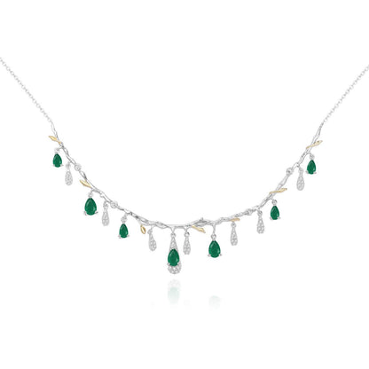 Elegant S925 Silver Natural Topaz Necklace - Stunning Blue Gemstone Pendant - Buy Center