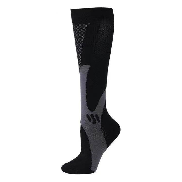 Compression Long Tube Sports Socks - Elastic & Durable, 3 Pairs for Athletes - Buy Center