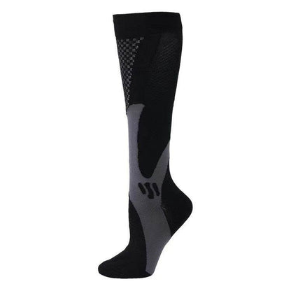 Compression Long Tube Sports Socks - Elastic & Durable, 3 Pairs for Athletes - Buy Center