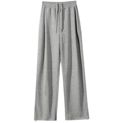 Men's Straight Wide Leg Knitted Sweatpants - Comfortable Cotton Style 2025 - Buy Center