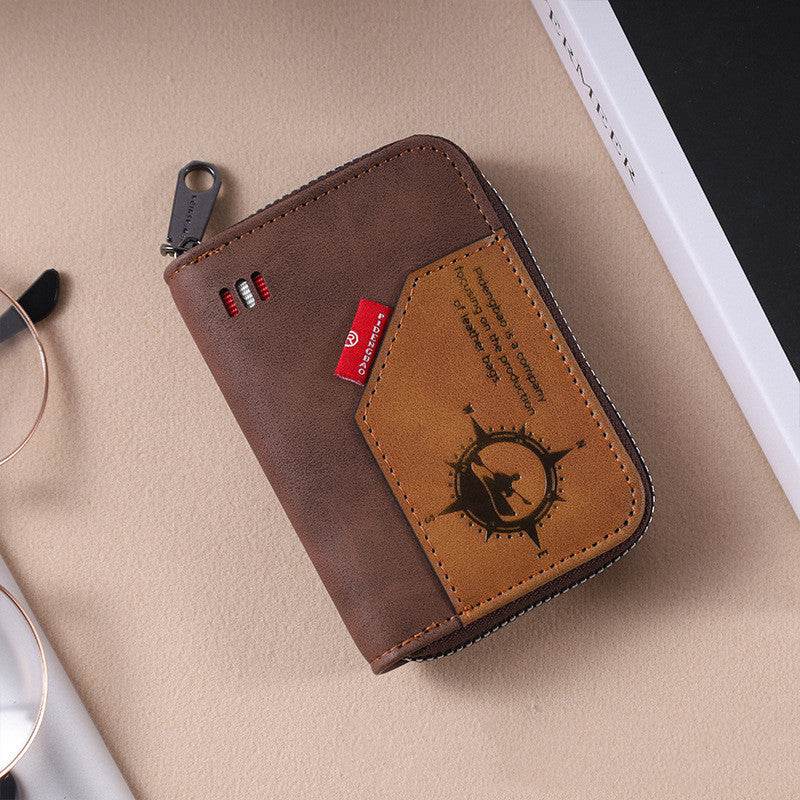 Organ-Style Men’s Wallet - Anti-Theft Design with Multiple Card Slots - Buy Center
