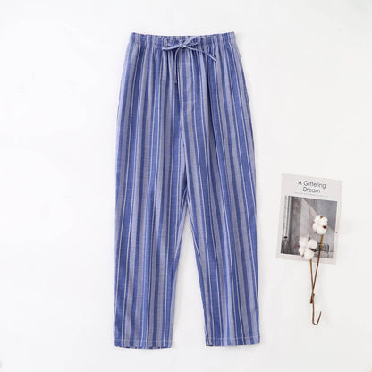 Buycenter Men's Thin Cotton Pajamas - Comfortable & Breathable Sleepwear - Buy Center