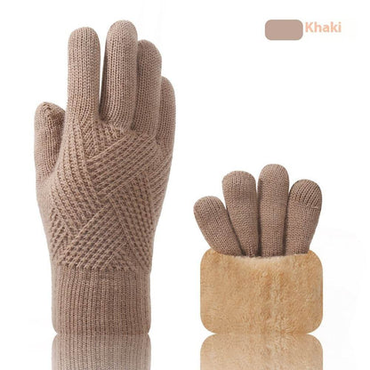 Women's Thermal Touch Screen Gloves - Double Layer, Windproof, Fleece-lined - Buy Center
