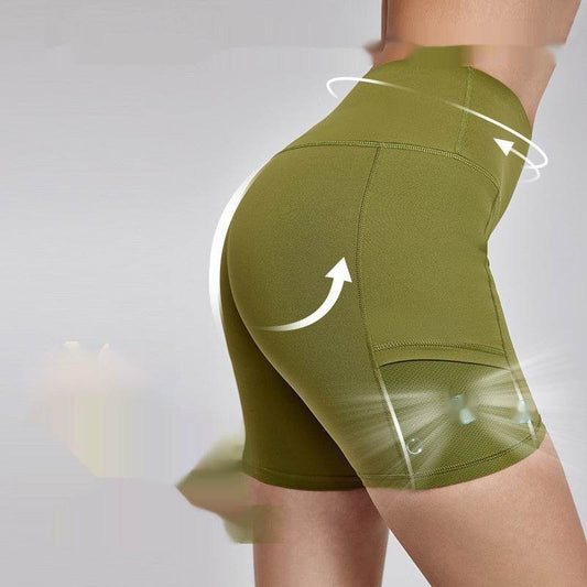 Buycenter Antibacterial Lycra Sports Shorts - Slim Fit with Pockets - Buy Center