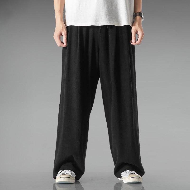 Lightweight Plus Size Harem Pants - Breathable Cotton-Linen Casual Style - Buy Center