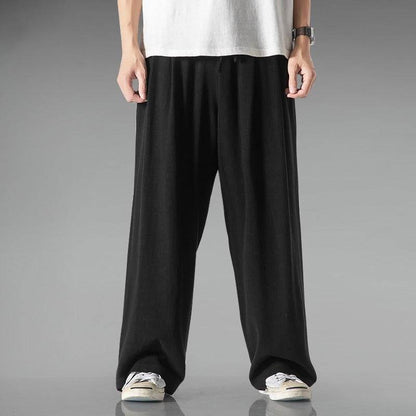 Lightweight Plus Size Harem Pants - Breathable Cotton-Linen Casual Style - Buy Center