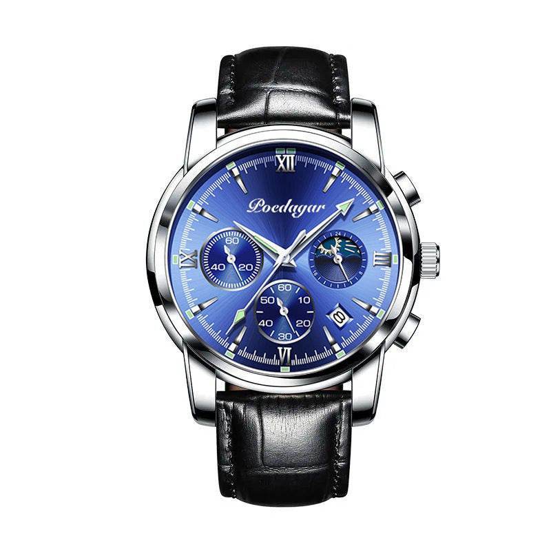 Multifunctional Men's Waterproof Watch - Luminous Quartz Style from Buycenter - Buy Center
