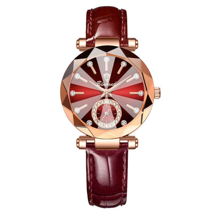 Niche Women's Waterproof Quartz Watch - Stylish Rose Gold Design 2025 - Buy Center