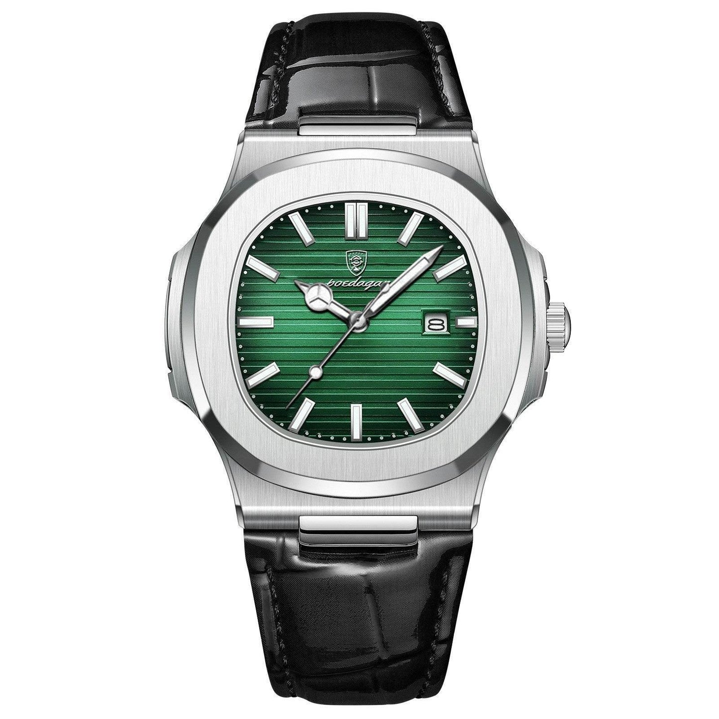 Buycenter Men's Waterproof Luminous Quartz Watch - Sleek Alloy Design - Buy Center