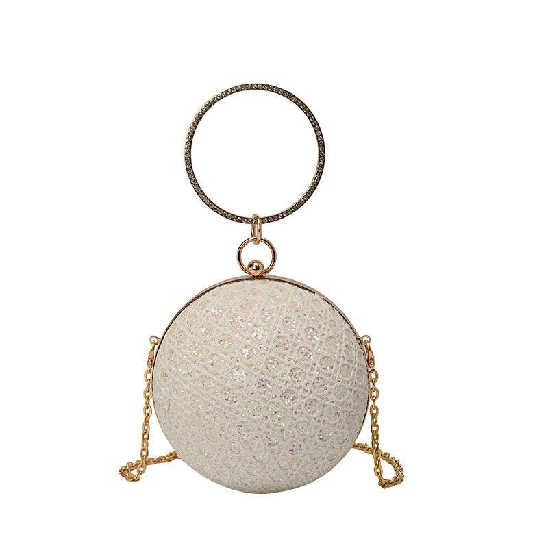Diamond Retro Shoulder Bag - Stylish Women's Crossbody with Round Design - Buy Center
