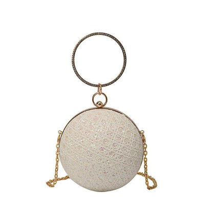 Diamond Retro Shoulder Bag - Stylish Women's Crossbody with Round Design - Buy Center