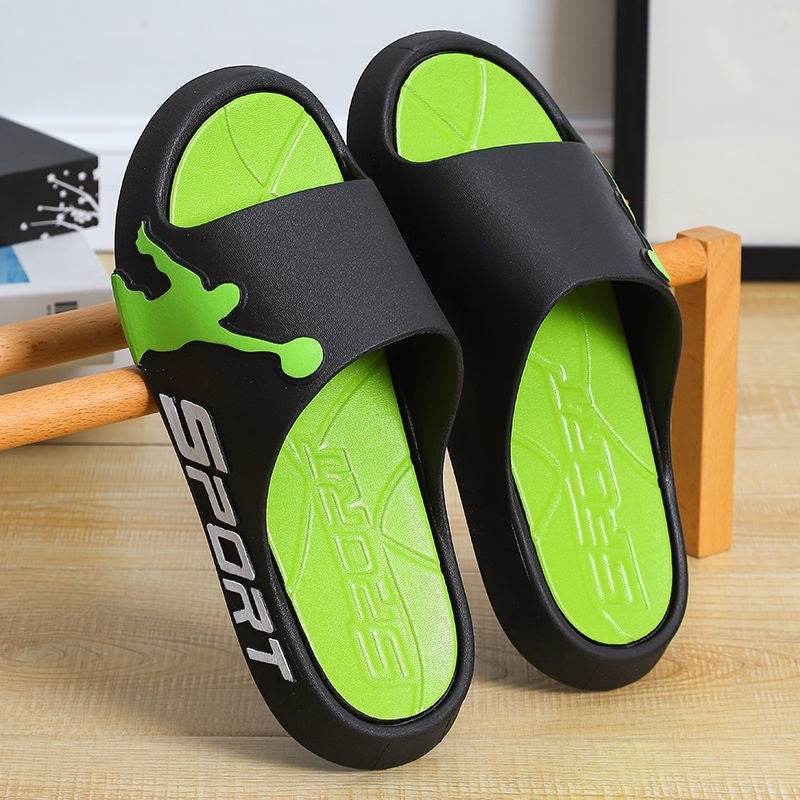 Men's Summer Basketball Slippers - Thick-Soled & Wear-Resistant Comfort - Buy Center