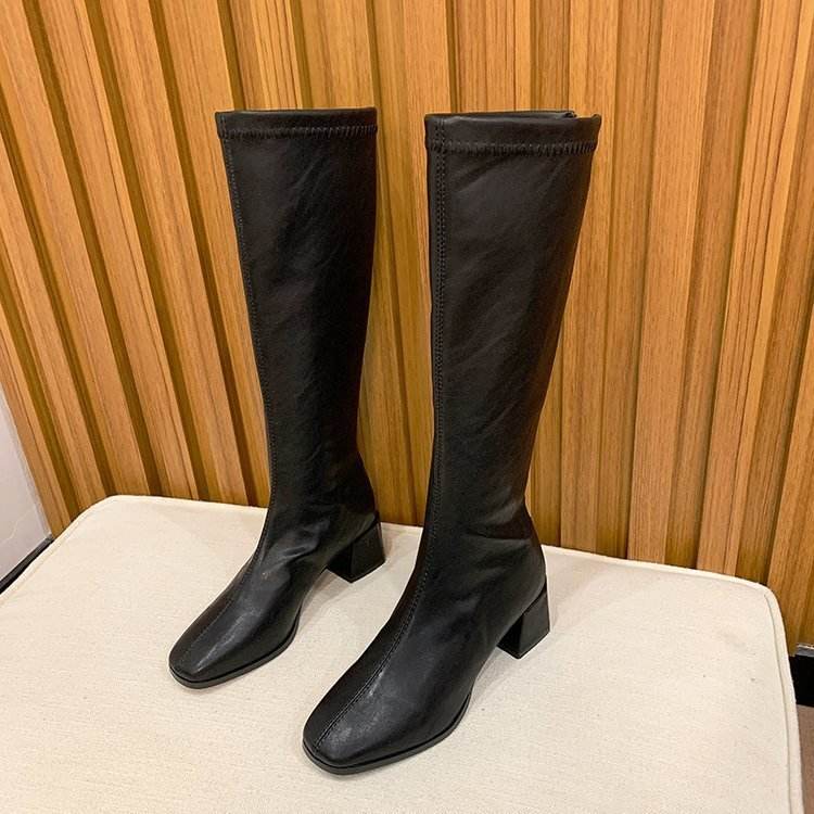 Thinner-Looked High Heel Boots - Stylish Black & Khaki Options for Women - Buy Center