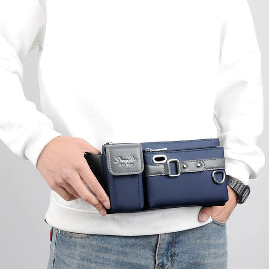Men's Lightweight Oxford Messenger Bag - Travel-Friendly & Stylish Design - Buy Center