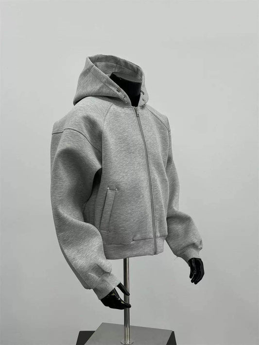 Trendy Loose Retro Zipper Cardigan Sweater - Stylish Winter for Men - Buy Center