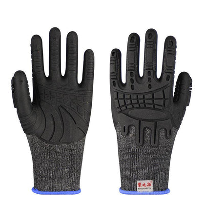 TPE Impregnated Rubber Gloves - Soft, Breathable, Non-Slip Grip Design - Buy Center