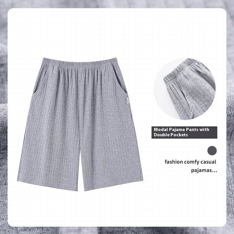 Men's Summer Modal Shorts - Stylish & Comfortable for Home & Outdoors - Buy Center