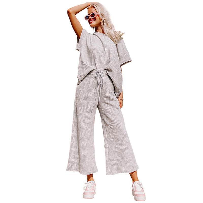 Buycenter Summer Casual Suit for Women - European Style Sportswear - Buy Center