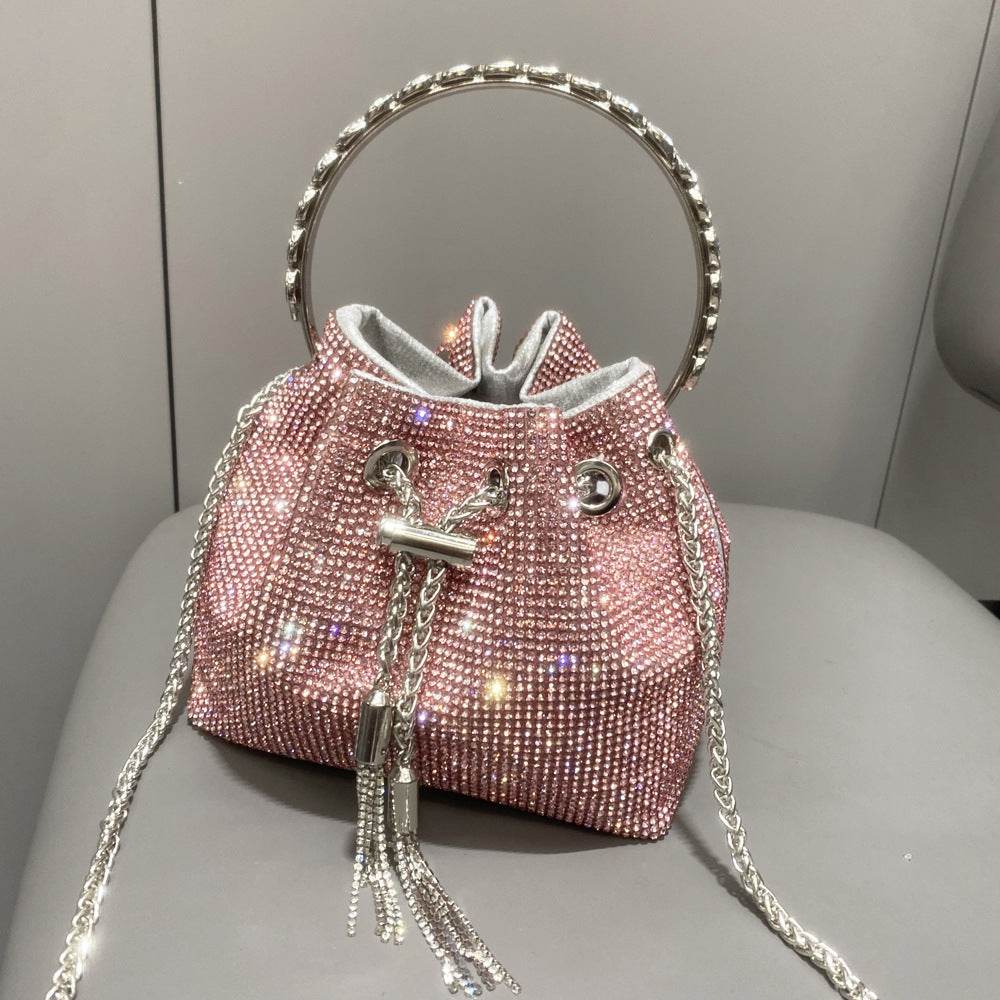 Shiny Diamond Handbag for Women - Stylish Evening Bag in Vibrant Colors - Buy Center