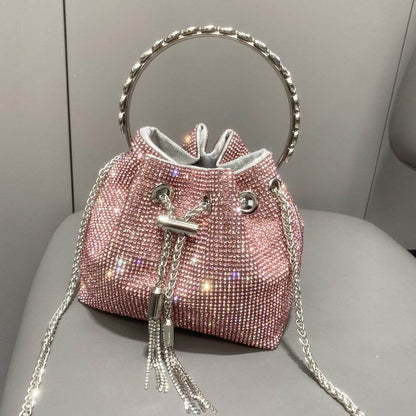 Shiny Diamond Handbag for Women - Stylish Evening Bag in Vibrant Colors - Buy Center