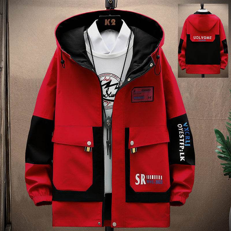 Trendy Hooded Overalls for Teens - Spring & Autumn Slim Fit Style - Buy Center