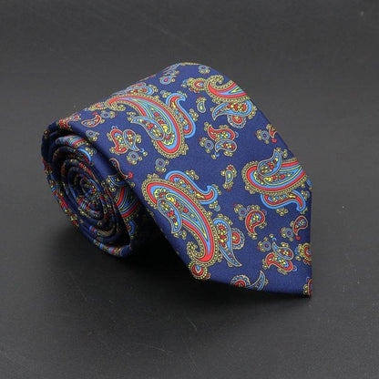 Super Soft Bohemian Silk Ties - Stylish 75mm Neckties for Any Occasion - Buy Center