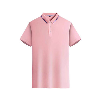Short-Sleeved Business Polo Shirt - Asymmetric Fit in Multiple Colors - Buy Center