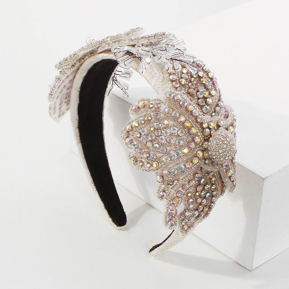 Vintage Crystal Wedding Hair Accessories - Geometric Headband for Brides - Buy Center