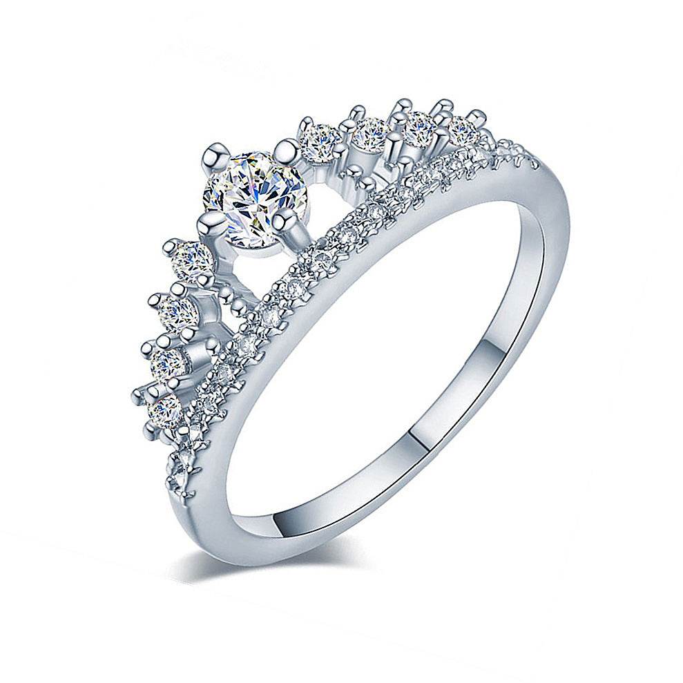 Micro Set Crown Ring - Stunning K-Gold Design for Men & Women - Buy Center