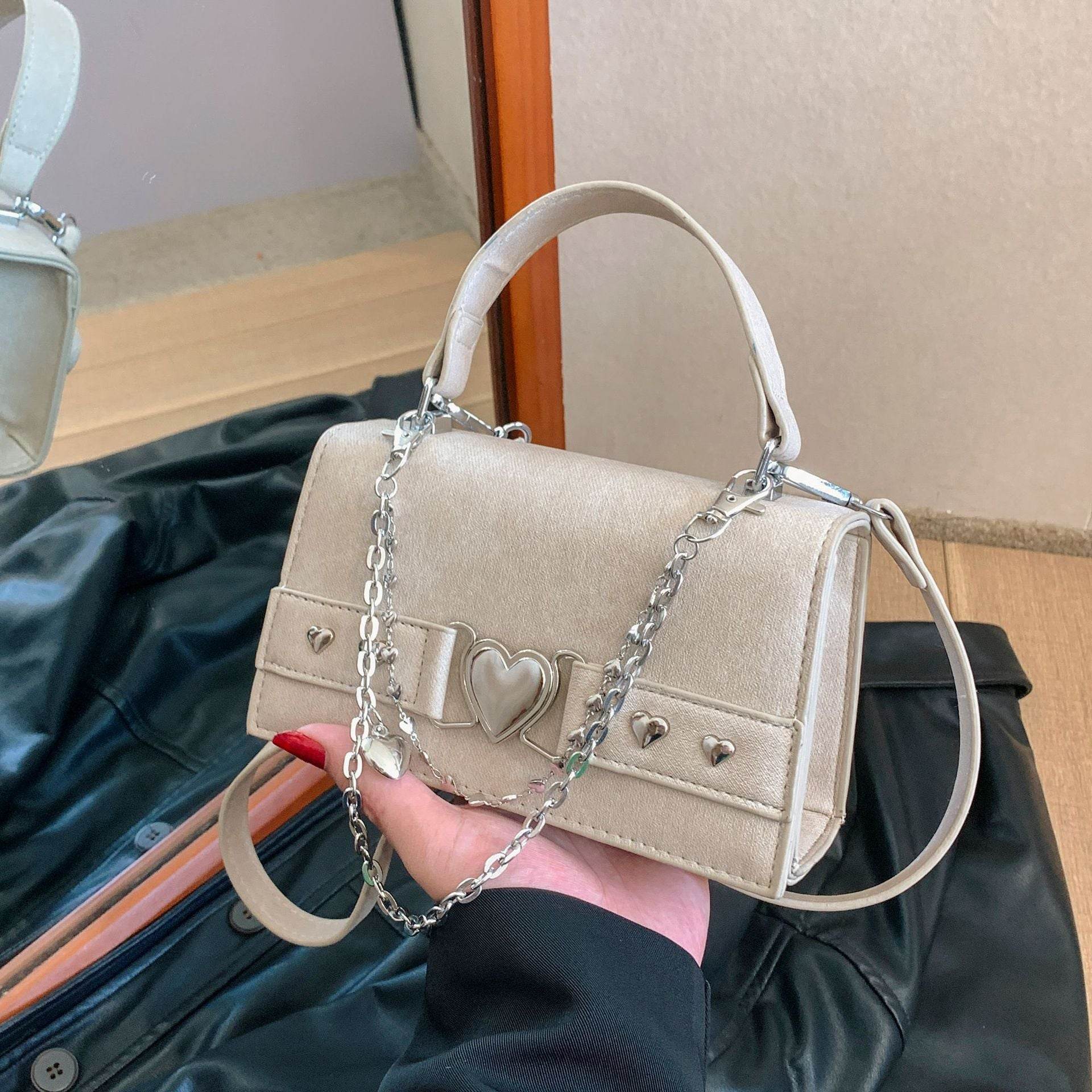 Buycenter Women's Urban Shoulder Bag - Love Chain Design, Fashionable - Buy Center