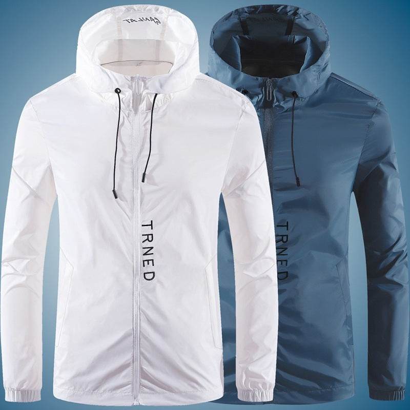 Thin Breathable Fishing Sunscreen Jacket - Stylish Outdoor Trench for Men - Buy Center