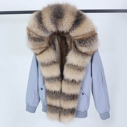 Buycenter Women's Detachable Fur Collar Coat - Stylish and Casual Design - Buy Center