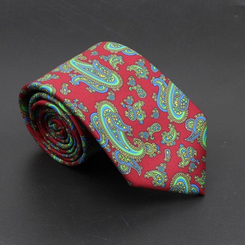 Super Soft Bohemian Silk Ties - Stylish 75mm Neckties for Any Occasion - Buy Center
