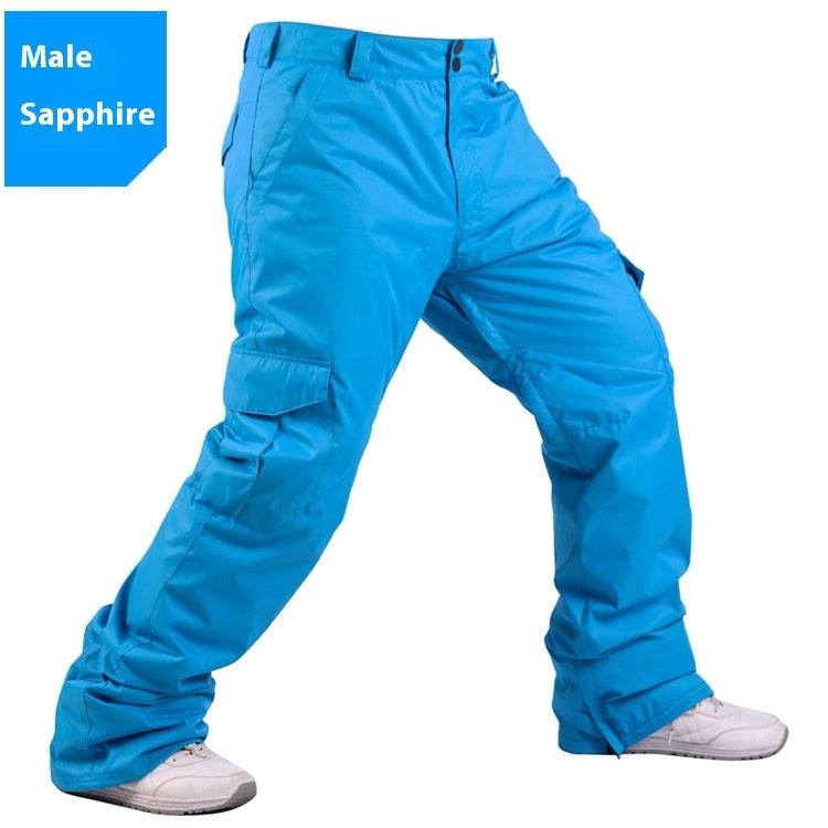 Men's Warm Thickened Ski Pants - Stylish Loose Fit for Winter Sports - Buy Center