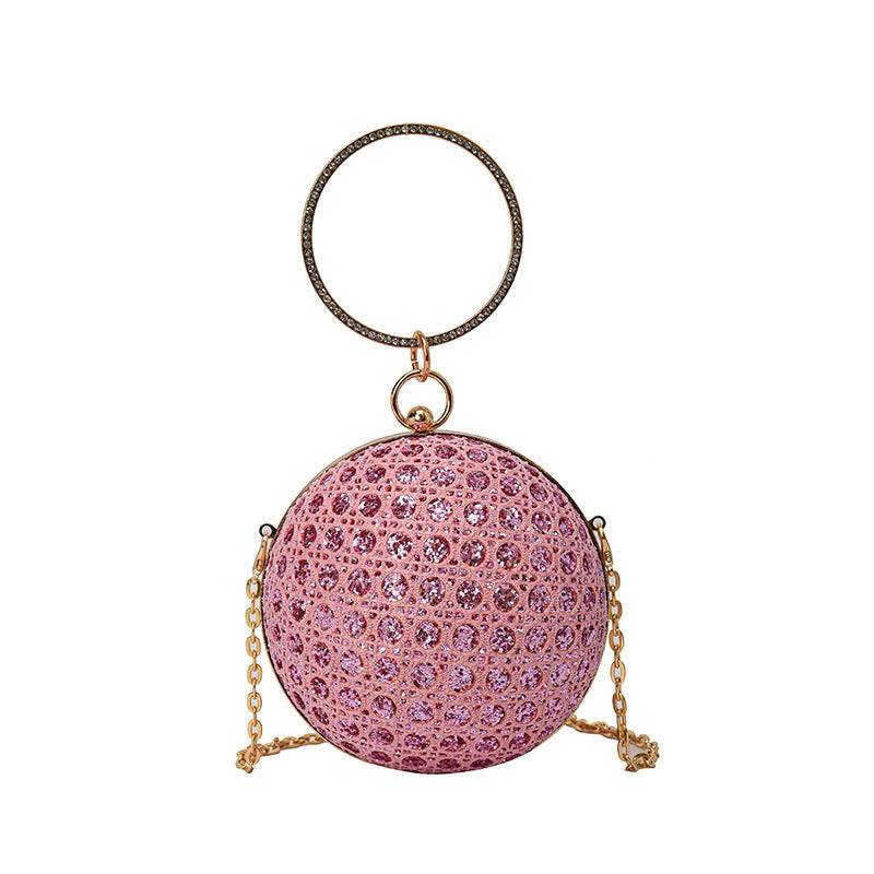 Diamond Retro Shoulder Bag - Stylish Women's Crossbody with Round Design - Buy Center