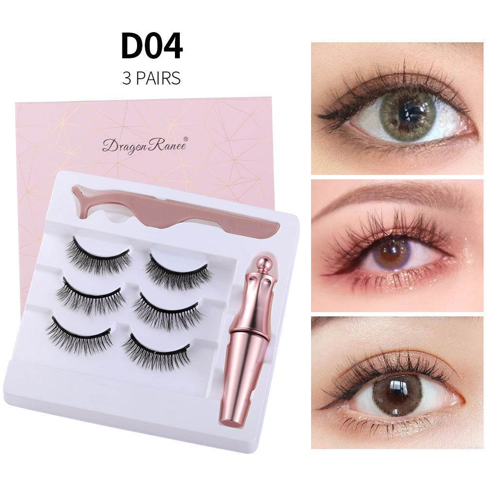 Natural Magnetic Eyeliner & False Eyelashes Set - Easy, No Glue Application - Buy Center
