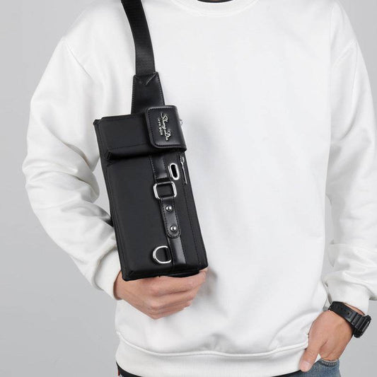 Men's Lightweight Oxford Messenger Bag - Travel-Friendly & Stylish Design - Buy Center