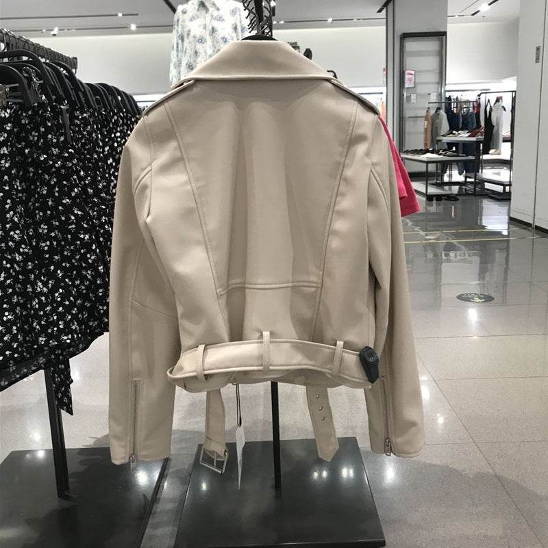 Buycenter Faux Leather Biker Jacket - Stylish Fashion for Every Occasion - Buy Center
