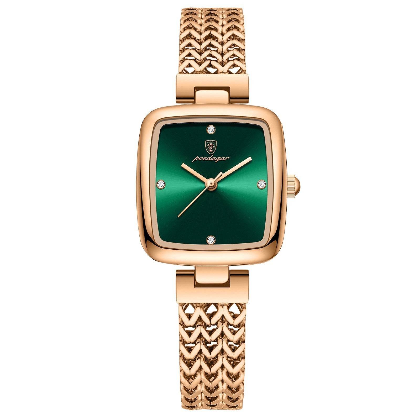 Buy Center Women's Waterproof Quartz Watch - Stylish Rose Gold & Silver - Buy Center