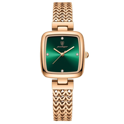Buy Center Women's Waterproof Quartz Watch - Stylish Rose Gold & Silver - Buy Center