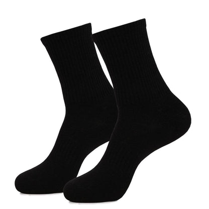 Mid-Calf Combed Cotton Sports Socks - Breathable & Sweat-Absorbent - Buy Center