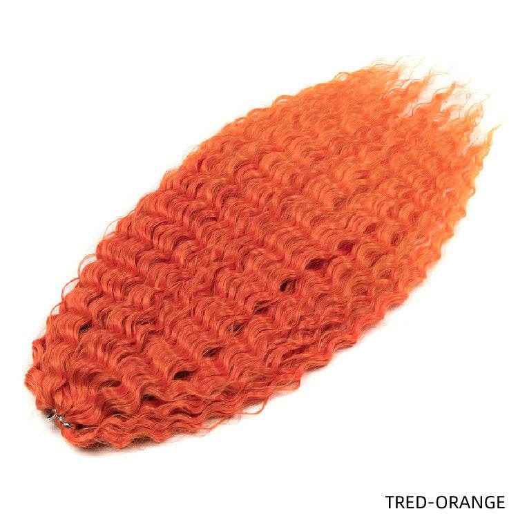 Chemical Fiber Water Ripple Crochet Curls - Stylish Synthetic Hair Extensions - Buy Center