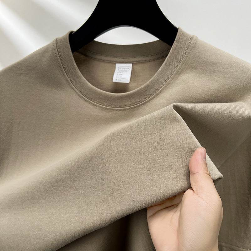 230g Cotton Short-Sleeved T-Shirt for Men - Stylish Casual Wear 2025 - Buy Center