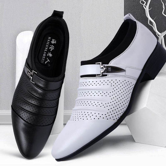 Buycenter Men's Breathable Pointed Toe Sandals - Casual Business Style - Buy Center