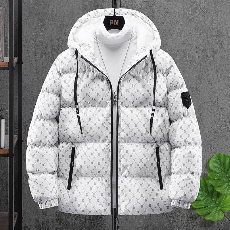 Bread Coat Men's Thickened Hooded Down Jacket - Sizes M-5XL, Warm & Stylish - Buy Center