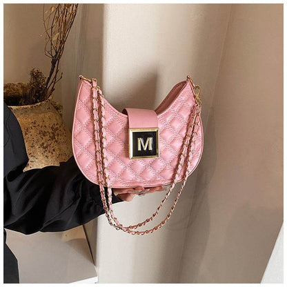 Women's Rhombus Chain Messenger Bag - Stylish & Versatile Crossbody 2025 - Buy Center