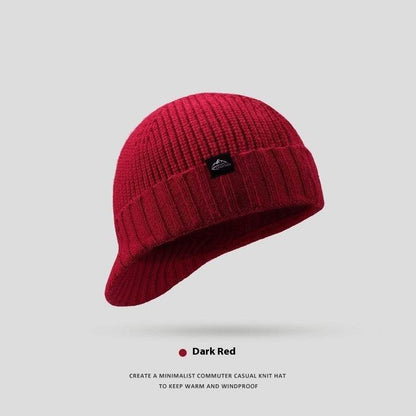 Men's Wool Knitted Fedora - Thick, Windproof Winter Style Hat - Buy Center