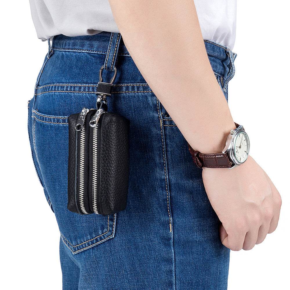Large Capacity Men’s Wallet - Double-Layer Genuine Leather Coin Purse - Buy Center