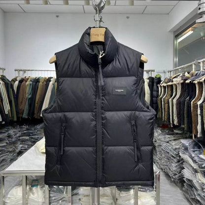 Men's Youth Stand Collar Down Vest - Stylish, Warm & Versatile Fashion - Buy Center