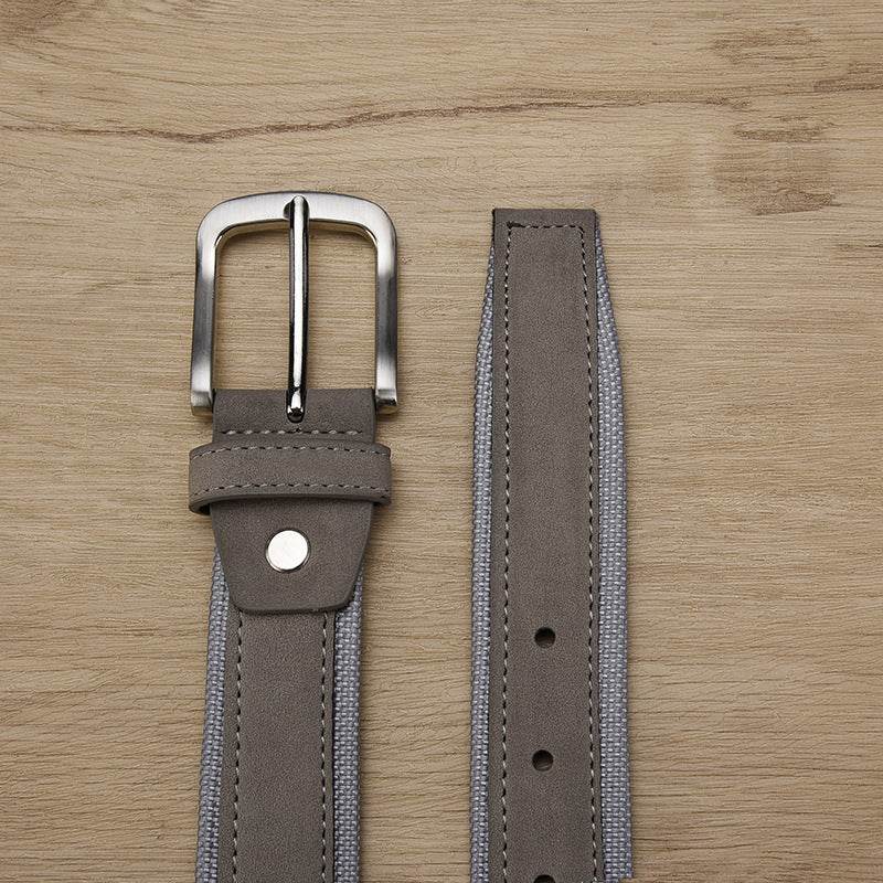 Creative Korean Suede Men's Belt - Genuine Leather & Stylish Alloy Buckle - Buy Center